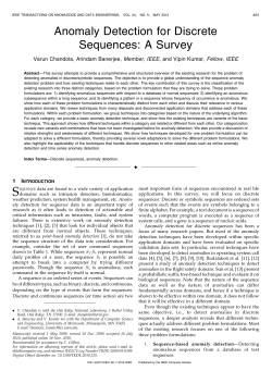 Anomaly Detection for Discrete Sequences: A Survey