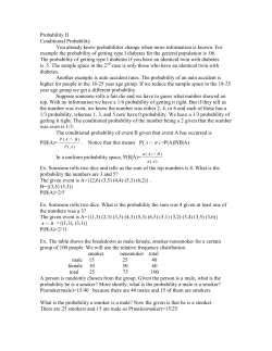 Probability II