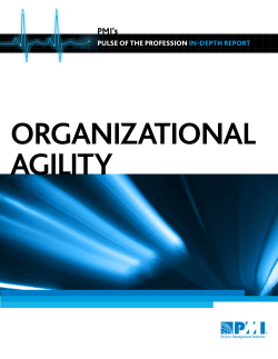Organizational Agility Report | PMI Pulse of Profession