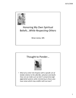 Honoring My Own Spiritual Beliefs&hellip;While Respecting Others