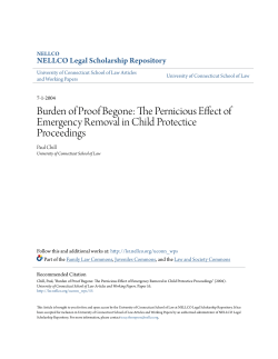 Burden of Proof Begone: The Pernicious Effect of Emergency