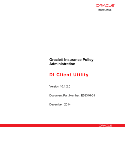 DI Client Utility - Oracle Help Center