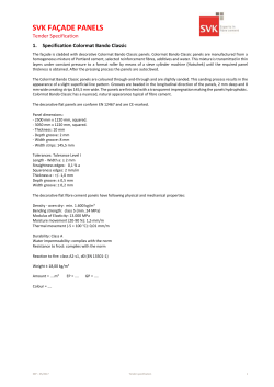 Tender Specification