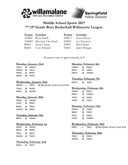 Middle School Sports 2017 7th/8th Grade Boys Basketball