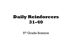 Daily Reinforcers 1-10