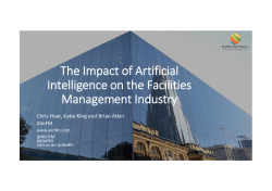 The Impact of Artificial Intelligence on the Facilities