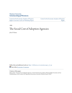 The Social Cost of Adoption Agencies