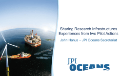 Sharing Research Infrastructures Experiences from two Pilot Actions