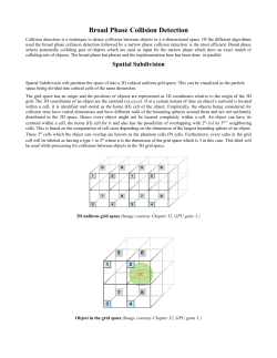 Broad Phase Collision Detection