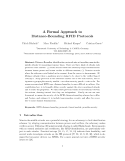A Formal Approach to Distance