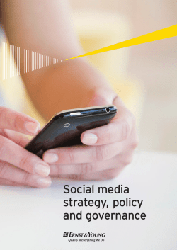 Social media, strategy, policy and governance - Home - EY