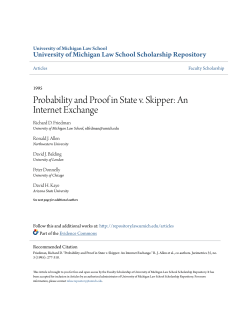 Probability and Proof in State v. Skipper