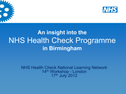 NHS Westminster PowerPoint Presentation template