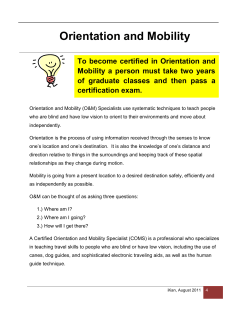 Degrees of Blindness - Prairie Independent Living Resource Center