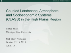 Adoption of Irrigation Technology in High Plains Region