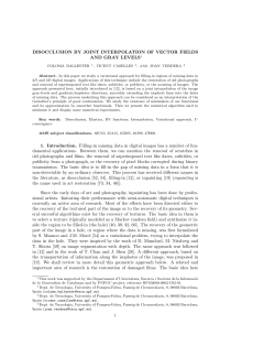 DISOCCLUSION BY JOINT INTERPOLATION OF VECTOR