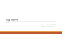 field research - WordPress.com