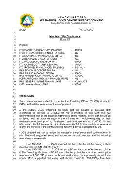 H E A D Q U A R T E R S