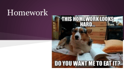 Homework - Baulkham Hills High School
