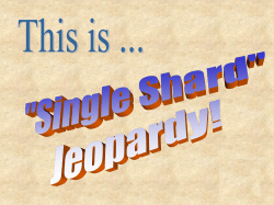 Jeopardy Template