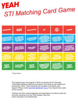 STI Matching Card Game