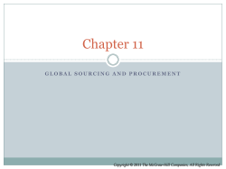 global sourcing and procurement