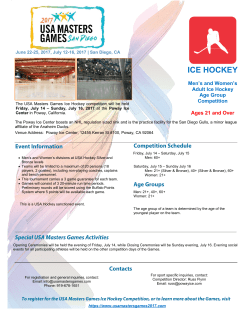 ice hockey - USA Masters Games San Diego