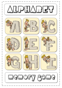 Alphabet Memory Game