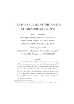 the basis number of the powers of the complete graph