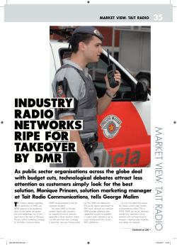 industry radio networks ripe for takeover by dmr