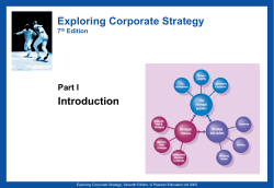 Exploring Corporate Strategy