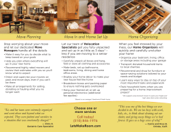 Move Planning Move In and Home Set Up Home