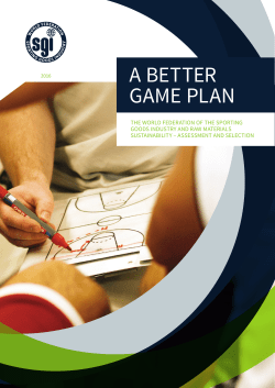 A BETTER GAME PLAN