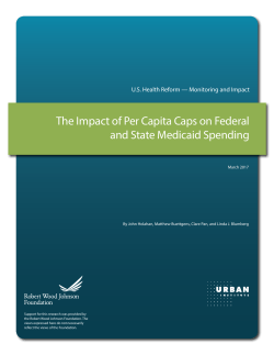 The Impact of Per Capita Caps on Federal and State Medicaid