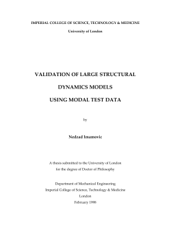Validation of Large Structural Dynamics Models Using Modal Test