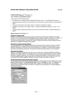 entek product release notes - Rockwell Automation Knowledgebase