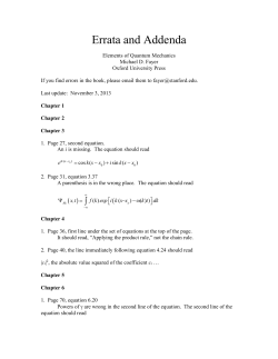 Problems - Stanford University