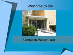 Campus Recreation Team