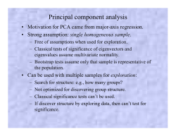 Discriminant analysis and MANOVA