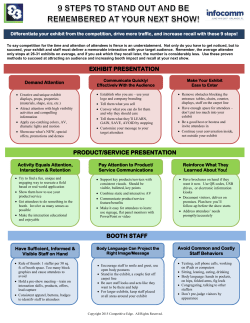 Key Messages and Make them Visible!