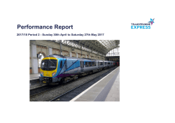 Performance Report - TransPennine Express