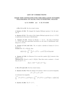 list of corrections some new estimates for the helgason fourier