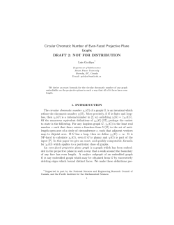 Circular Chromatic Number of Even-Faced Projective