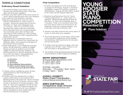 young hoosier state piano competition