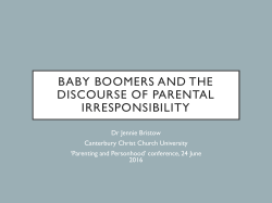baby boomers and the discourse of parental irresponsibility