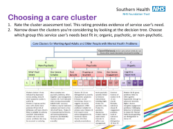 Guidance on - Southern Health NHS Foundation Trust