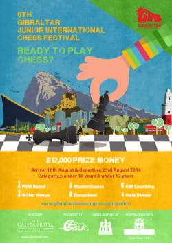 ready to play chess? - Gibraltar Chess Festival