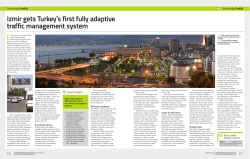 Izmir gets Turkey`s first fully adaptive traffic management