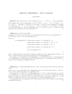 Show that the operator T &isin; L(C &infin;)