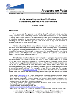 Social Networking and Age Verification: Many Hard